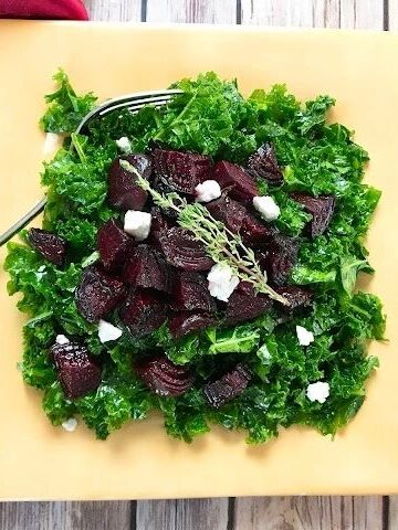 beet and kale salad