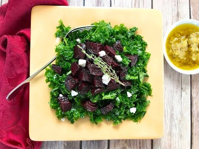 beet and kale salad