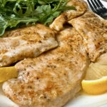 chicken paillard with arugula