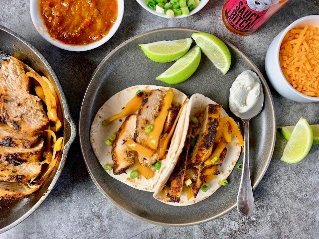 blackened chicken tacos