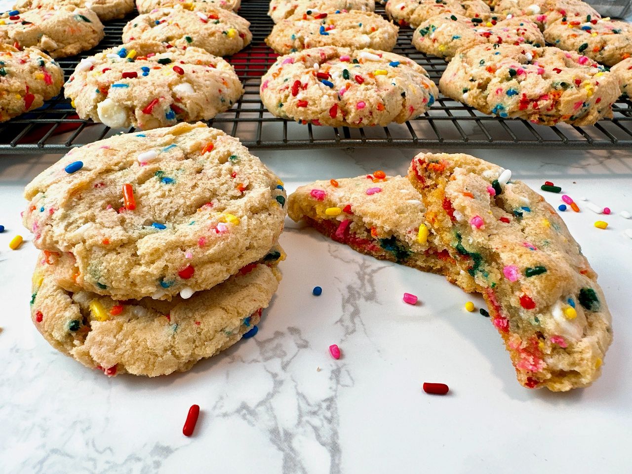 cookies with sprinkles