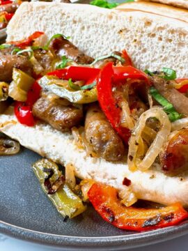 sausage and pepper sandwich