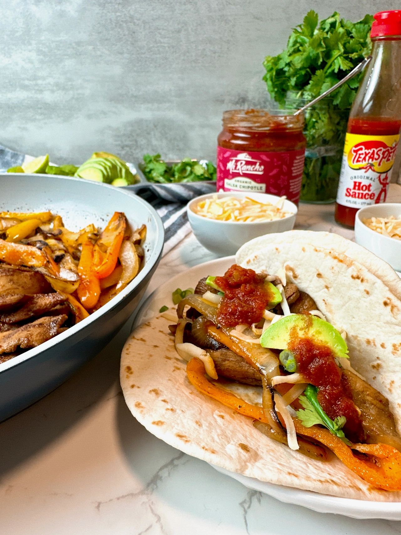 chicken fajitas