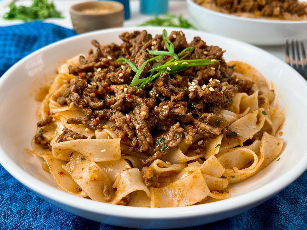 Chili Garlic Beef and Noodles