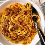 spaghetti and meat sauce