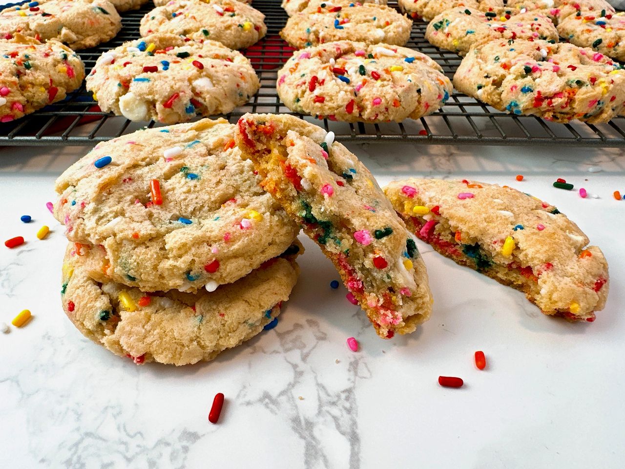 Birthday Cake Cookies Birthday Cake Cookies