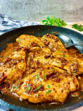 pesto chicken with sun dried tomatoes