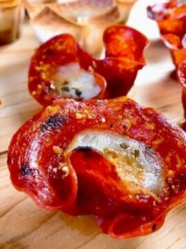 pepperoni pizza cups