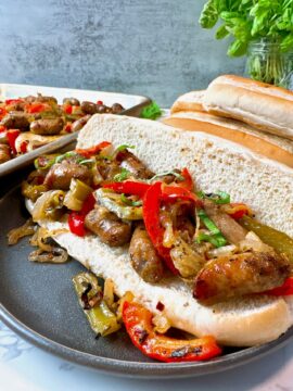 sausage and pepper sandwich