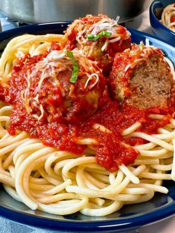 spaghetti and meatballs