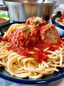 spaghetti and meatballs