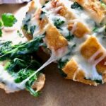 creamed spinach pull apart bread