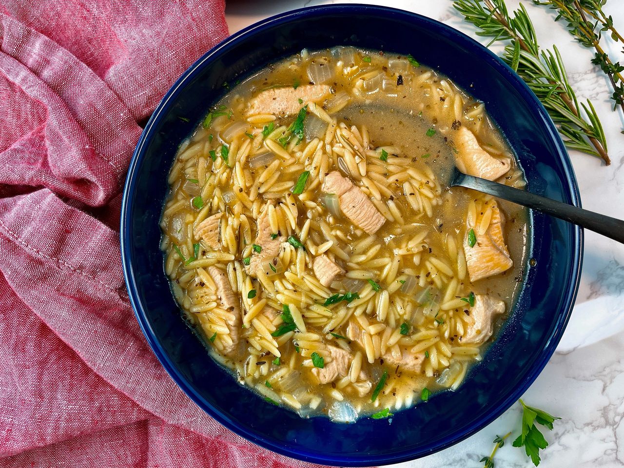 Easy Rosemary Chicken Soup