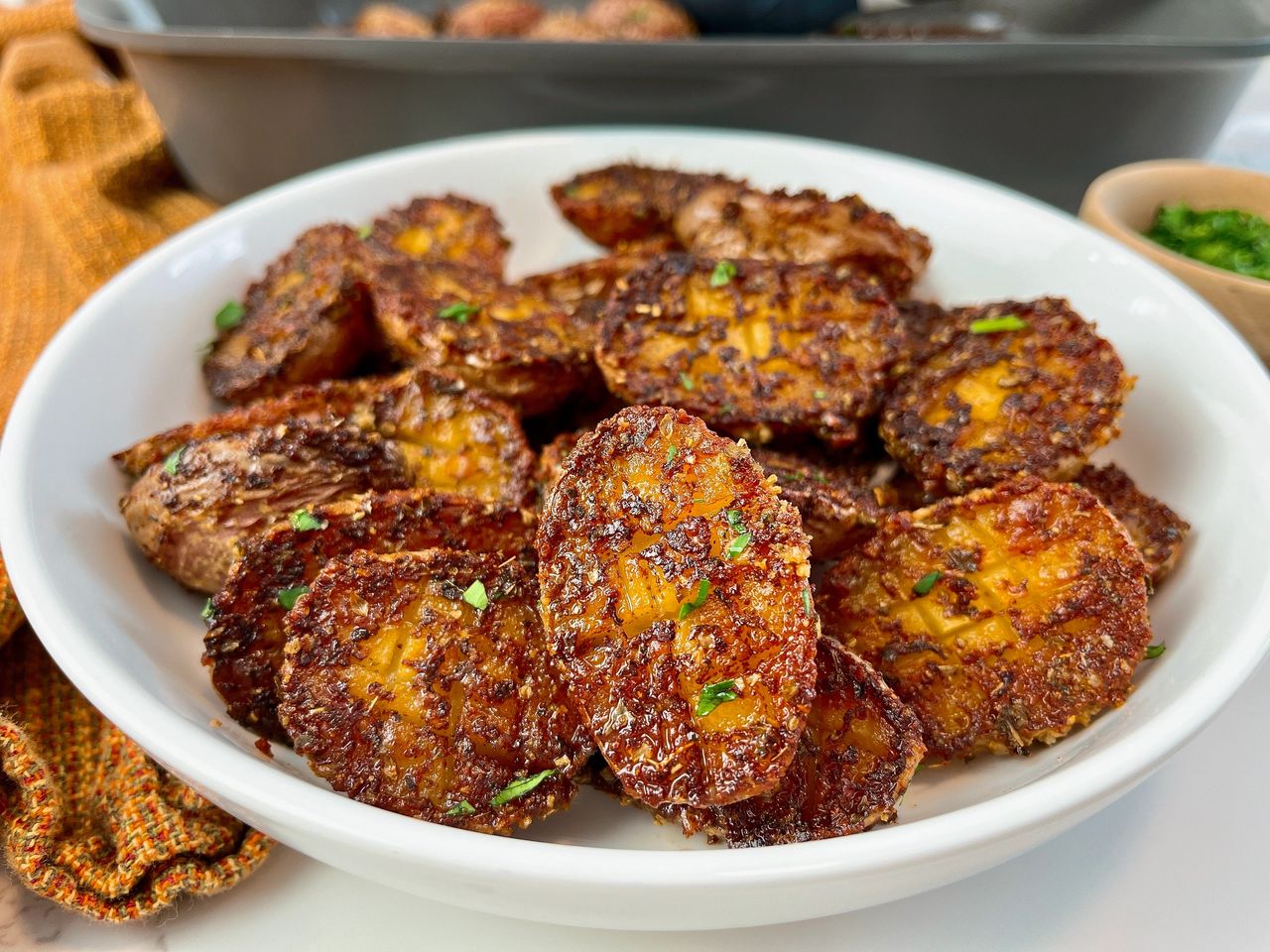 Crispy Parmesan Roasted Potatoes Crispy Parmesan Roasted Potatoes