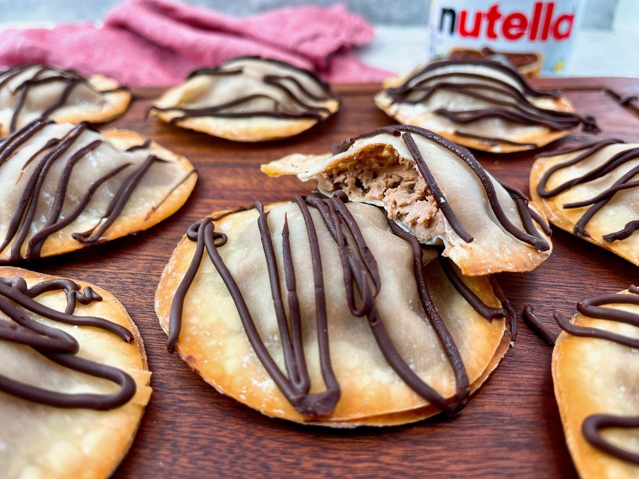 Baked Nutella Ravioli Baked Nutella Ravioli