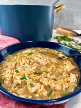 chicken and orzo soup