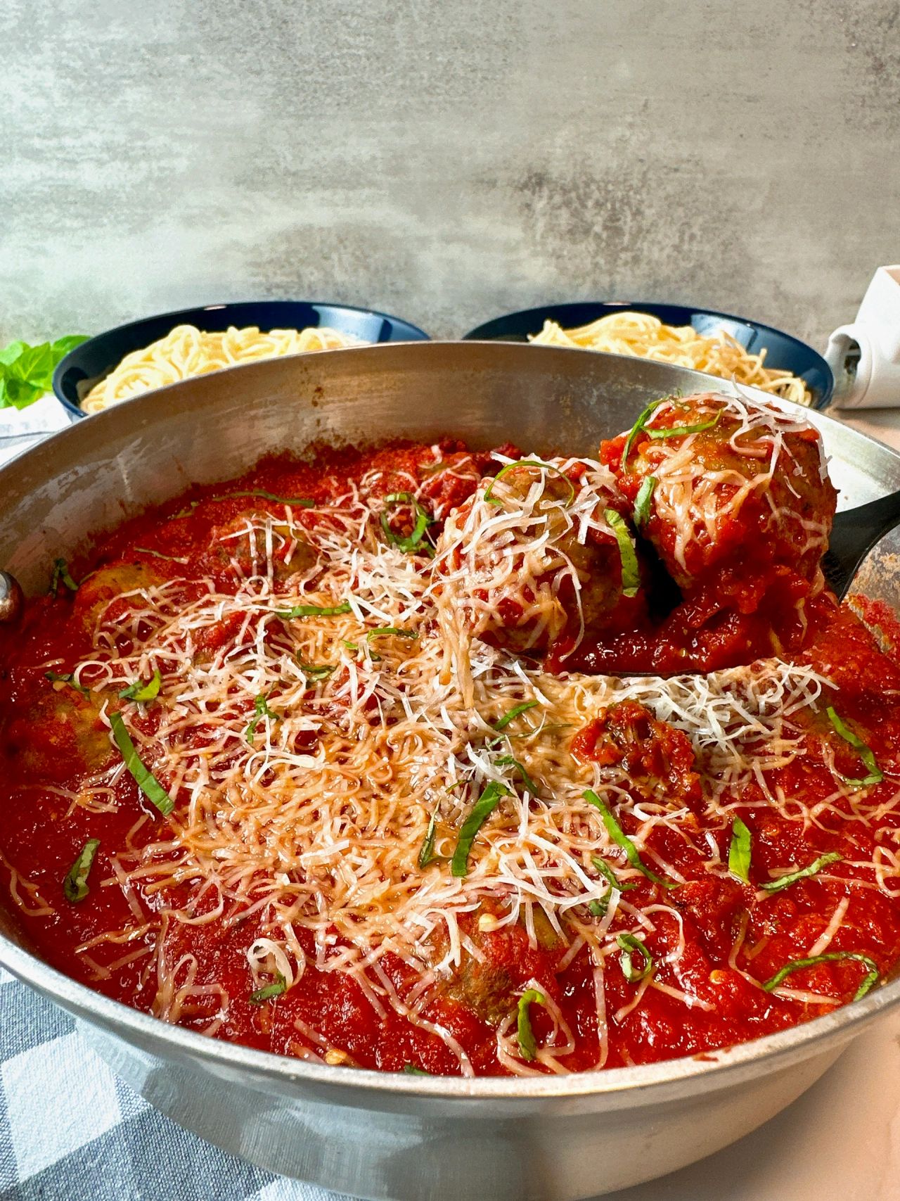 spaghetti and meatballs