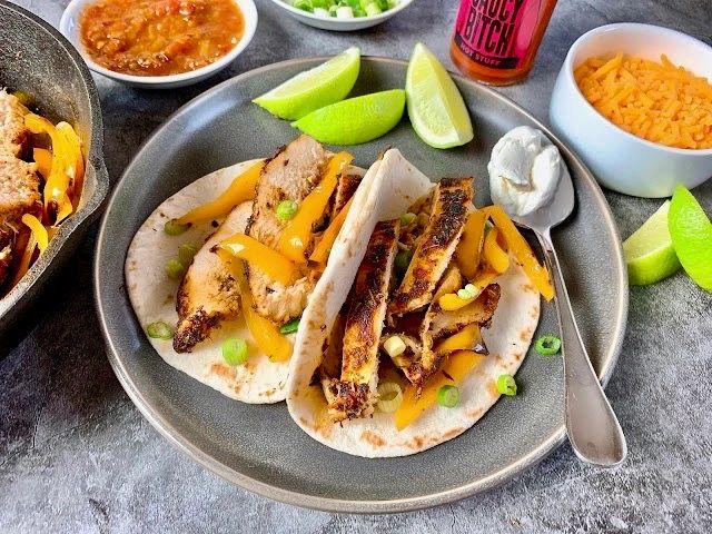 blackened chicken tacos