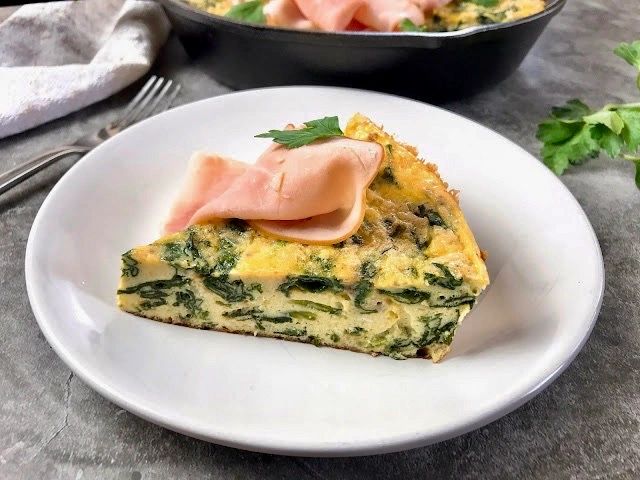 spinach and cheese frittata