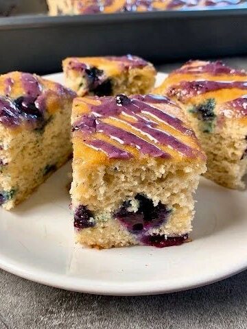 banana blueberry cake