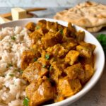 butter chicken with rice