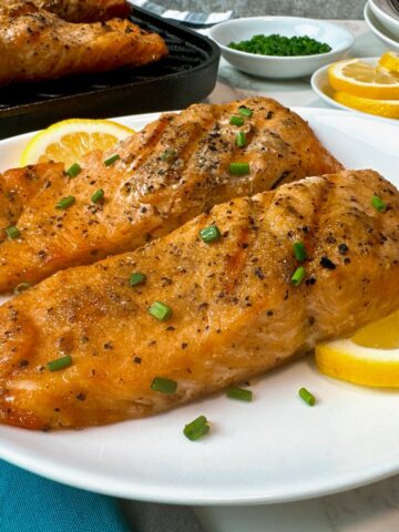 grilled salmon