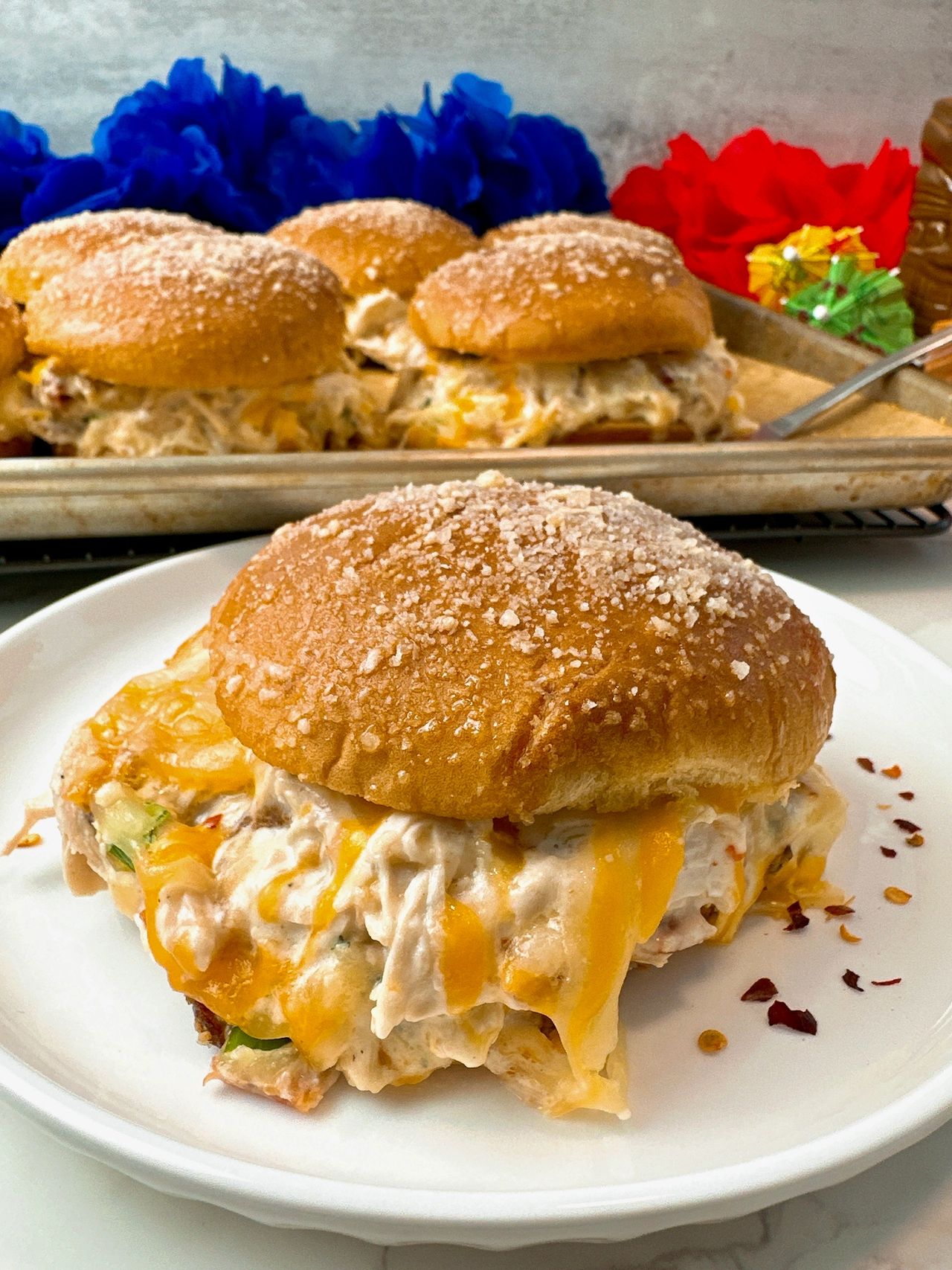 crack chicken sliders