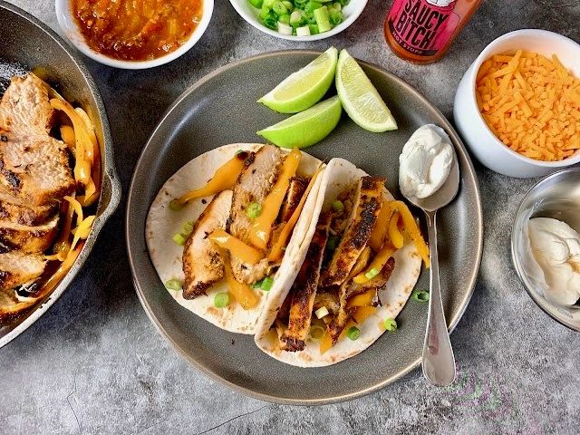 blackened chicken tacos