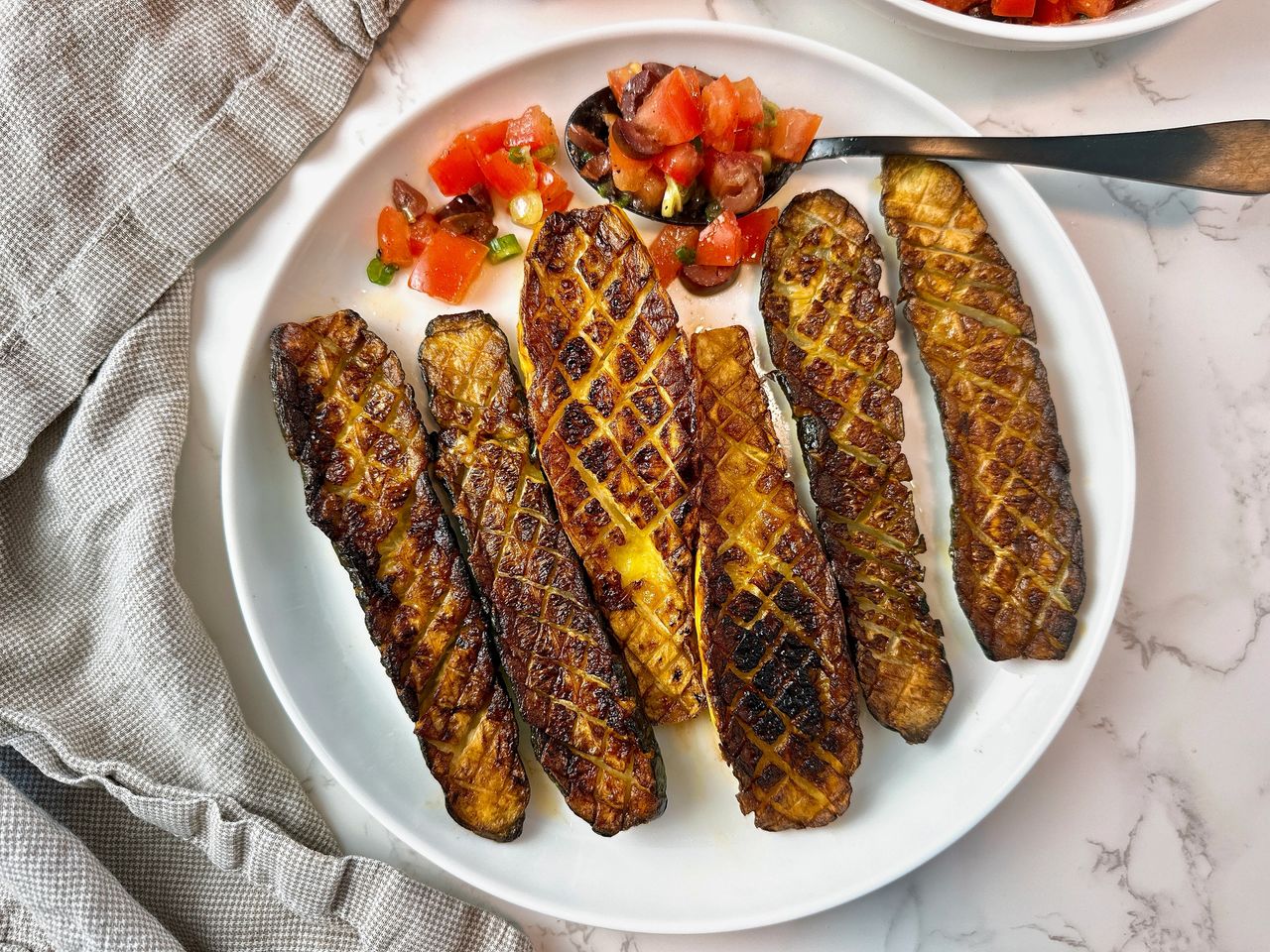 oven roasted zucchini
