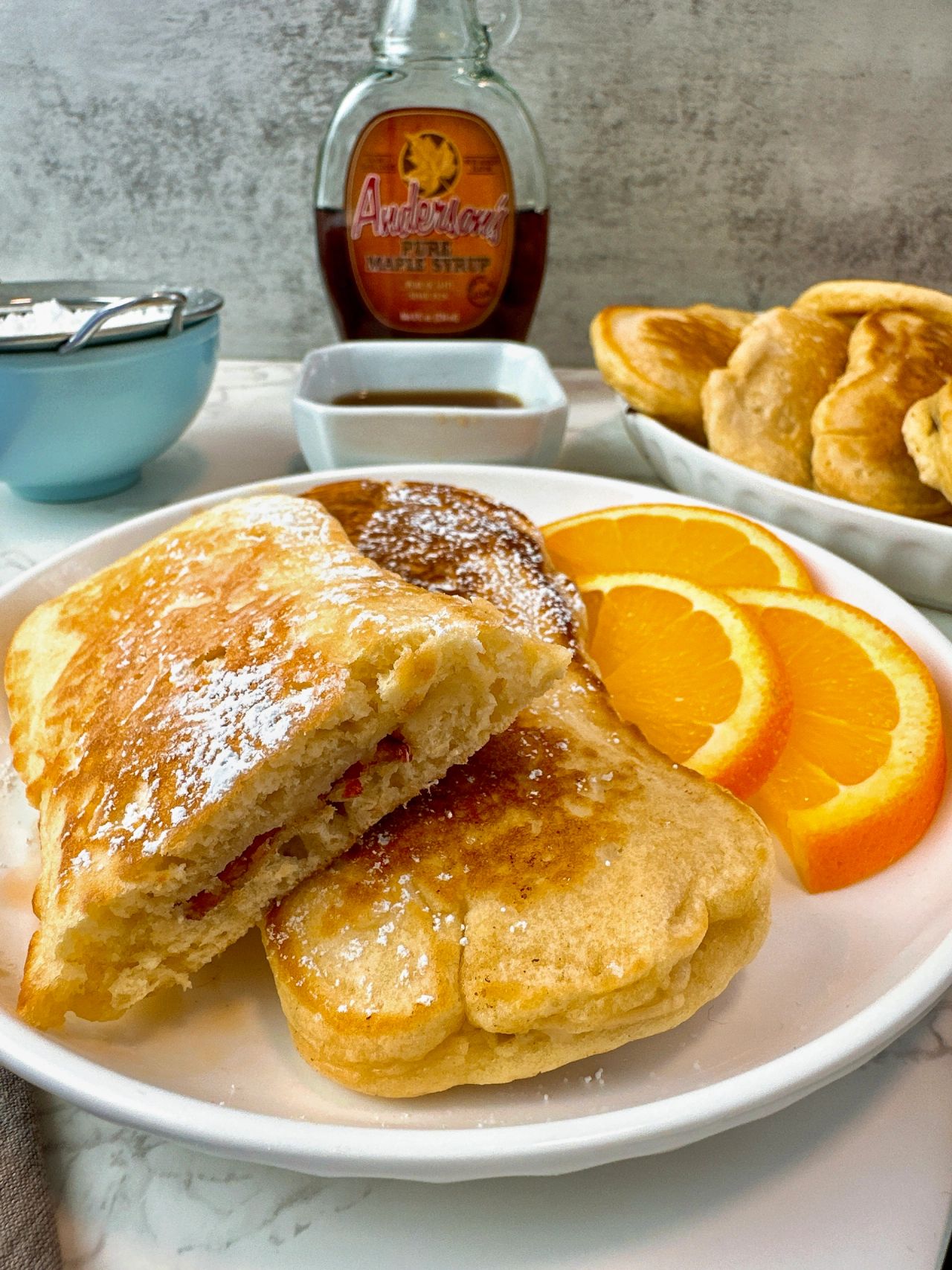 bacon stuffed pancakes
