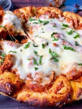 chicken parmesan pizza