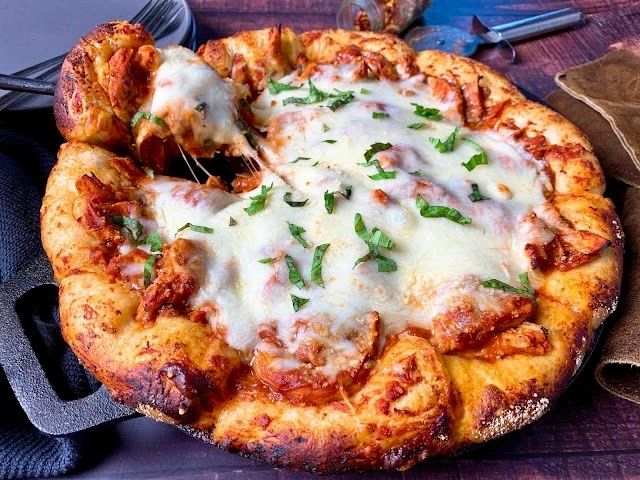 chicken parmesan pizza
