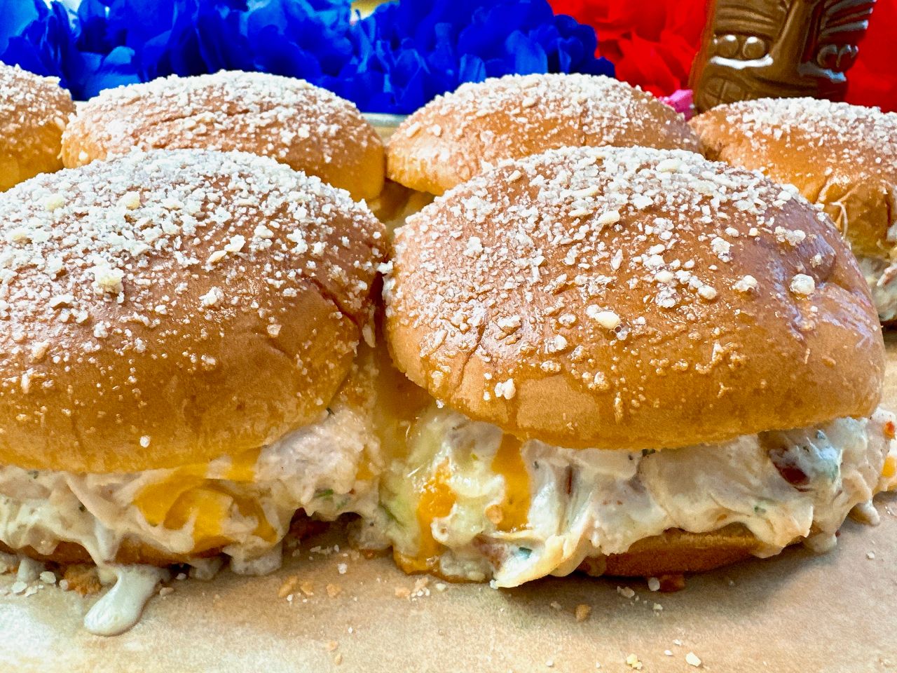 crack chicken sliders
