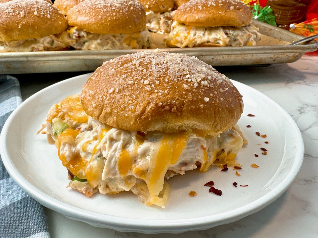crack chicken sliders