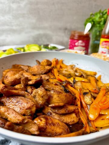 chicken fajitas