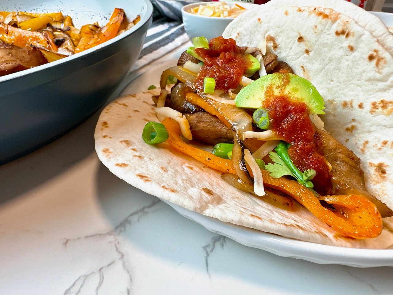 chicken fajitas