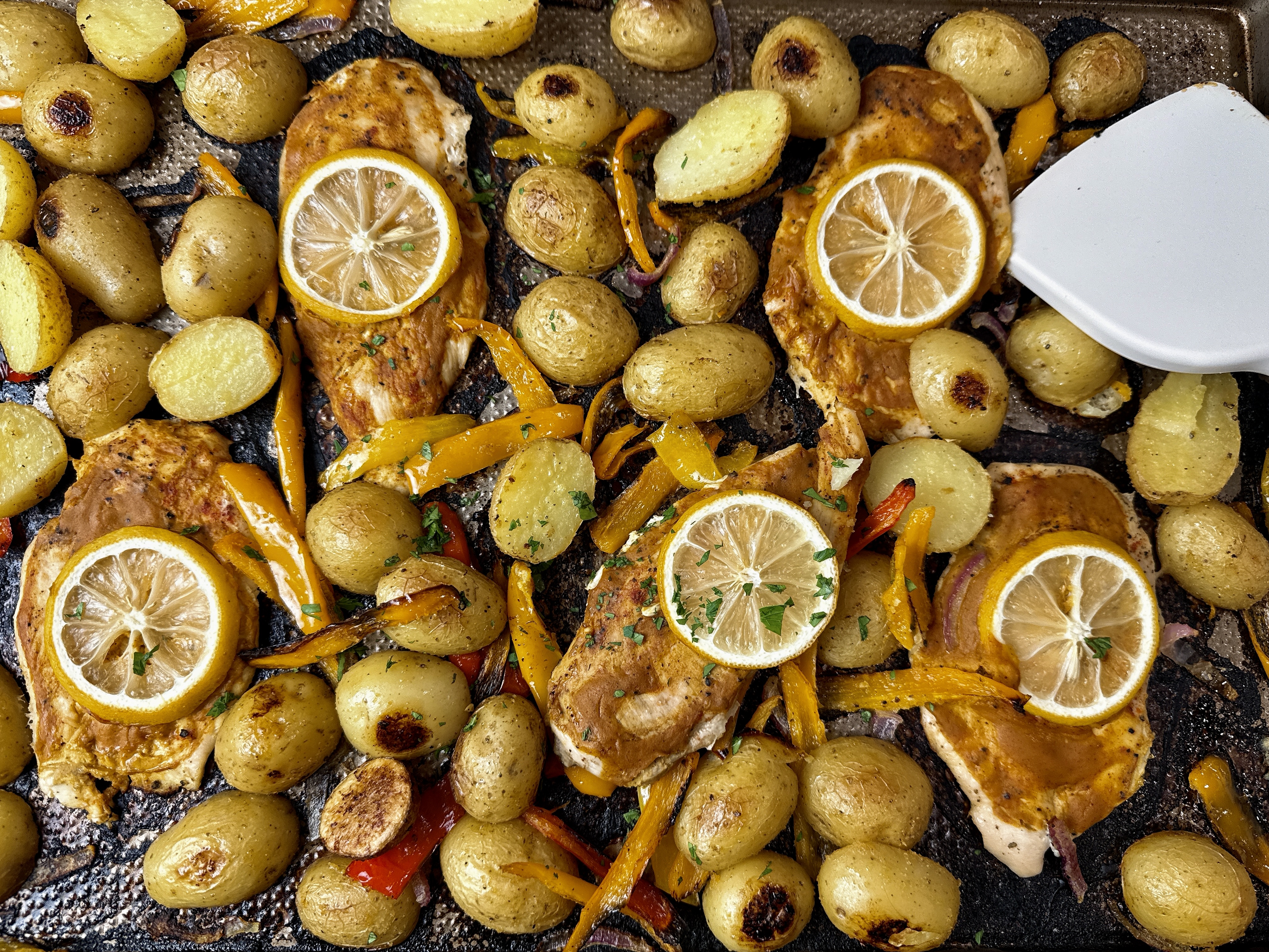 sheet pan chicken and vegetables