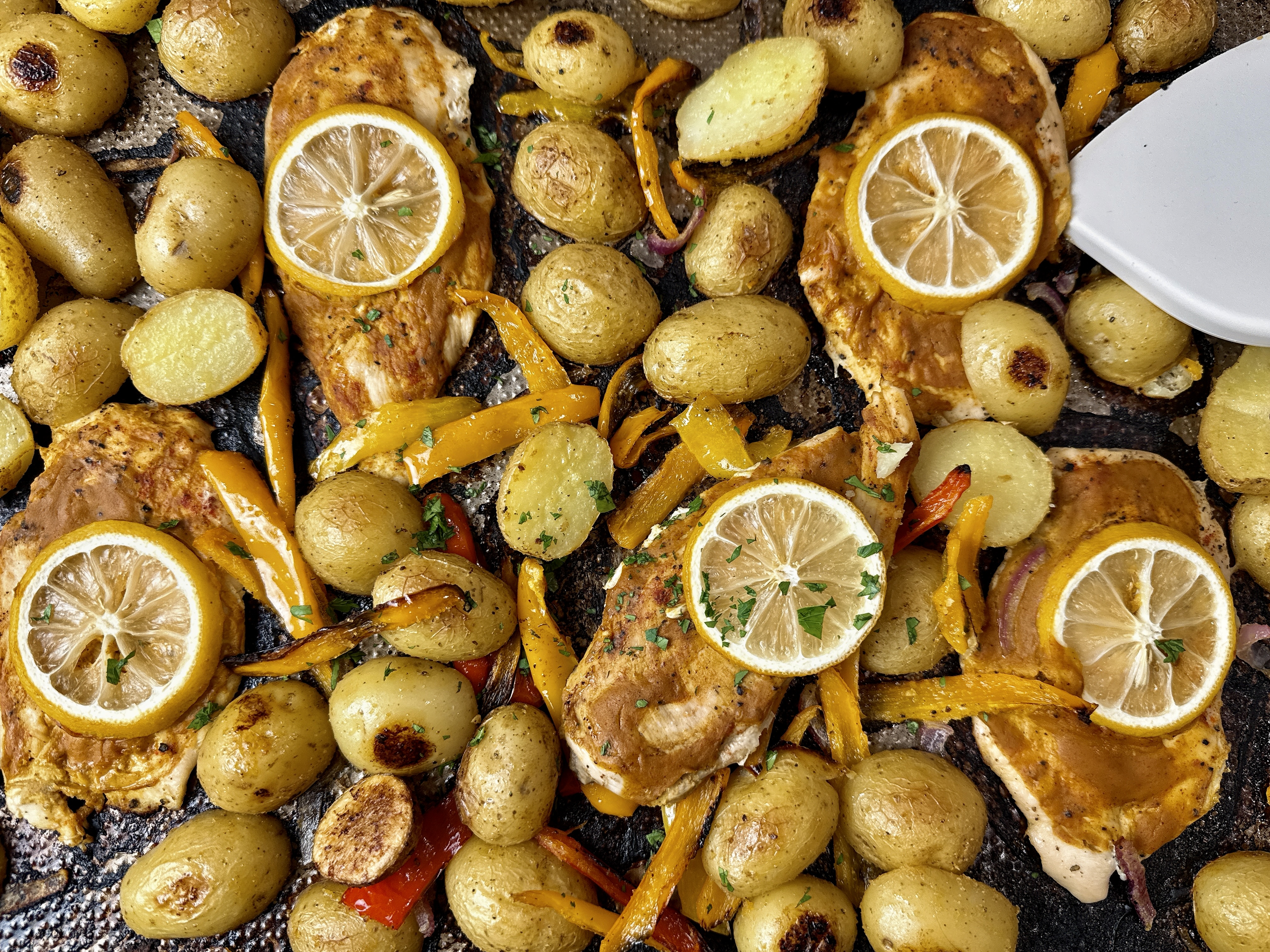 sheet pan chicken and vegetables