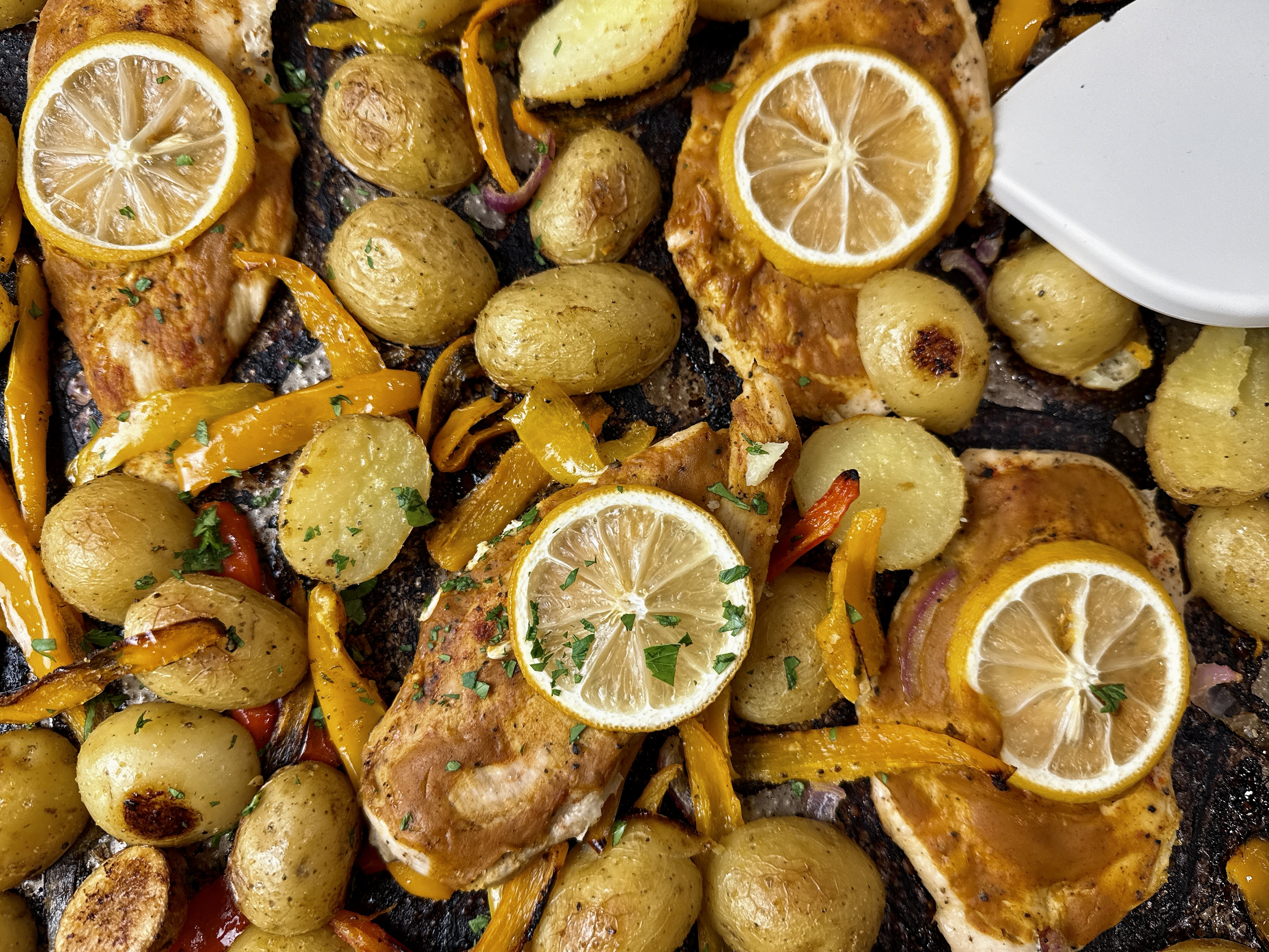 sheet pan chicken and vegetables