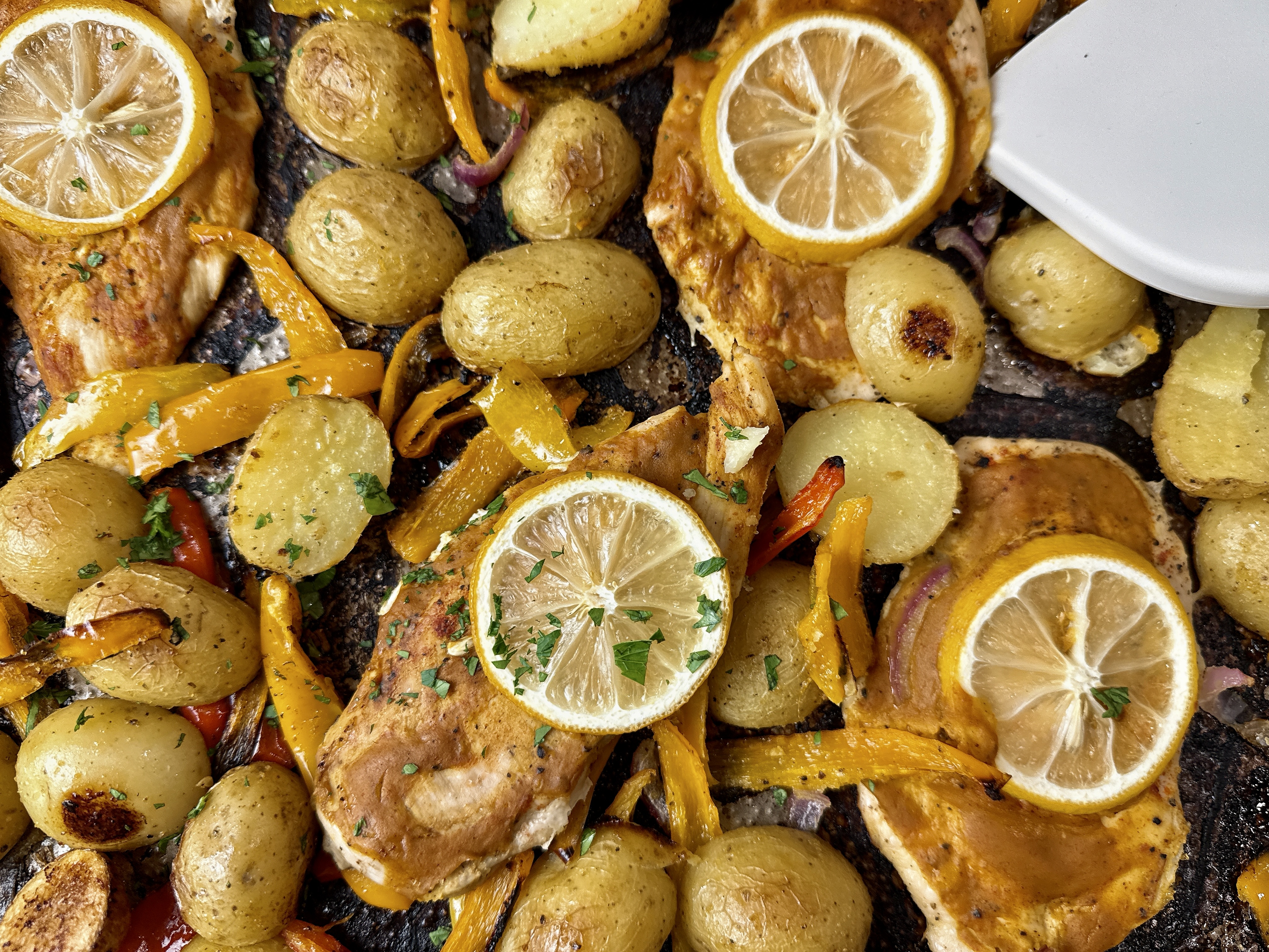 sheet pan chicken and vegetables