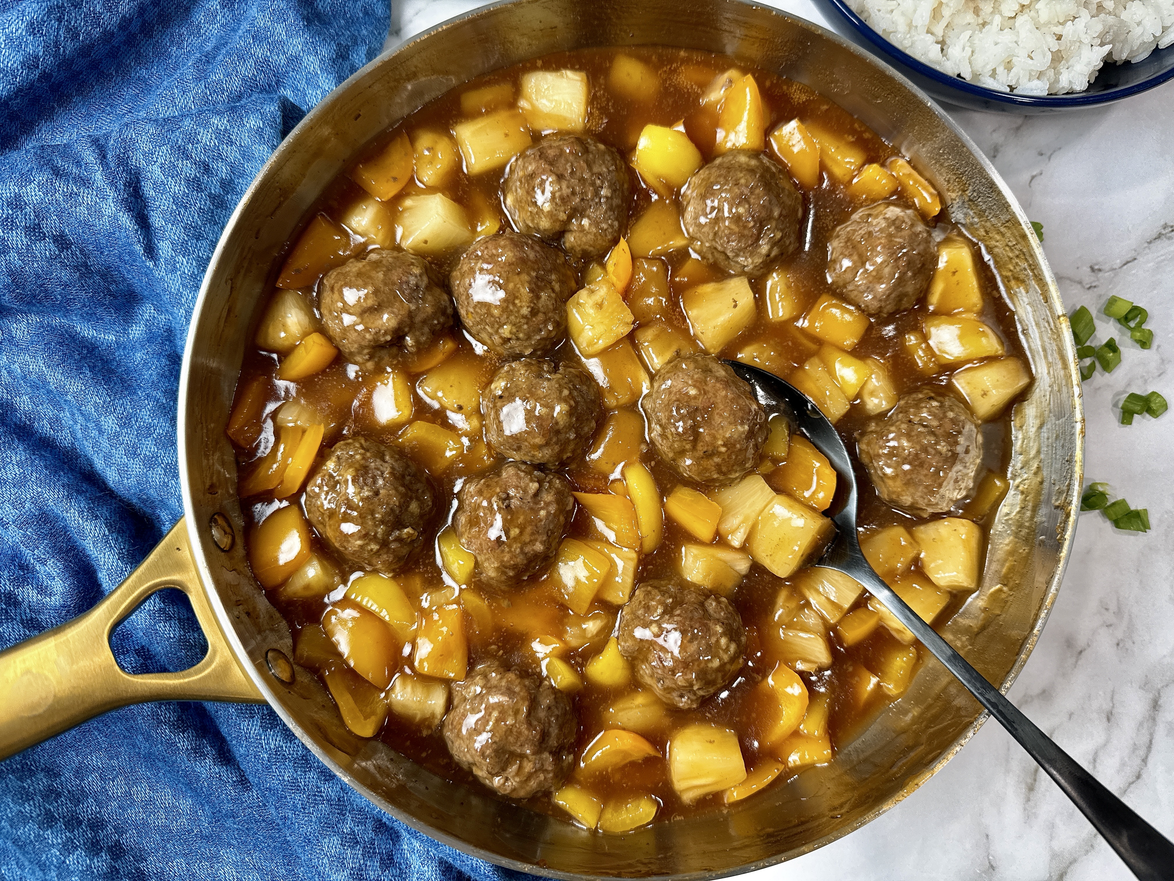 sweet and sour meatballs