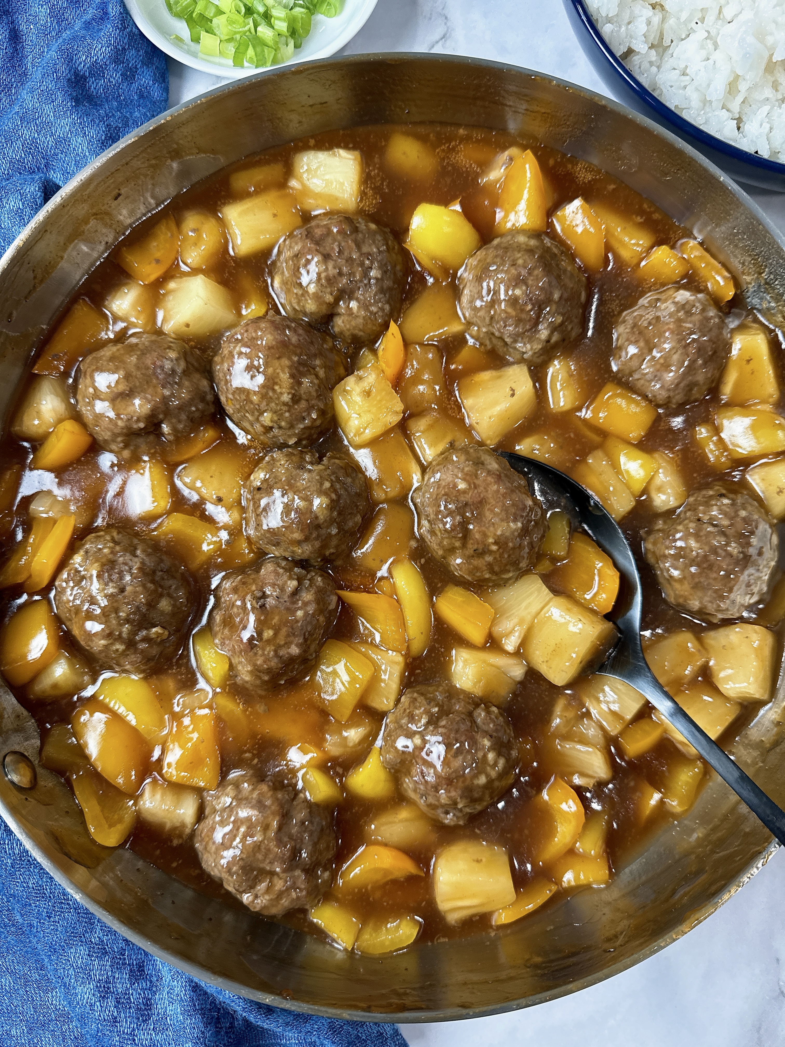 sweet and sour meatballs