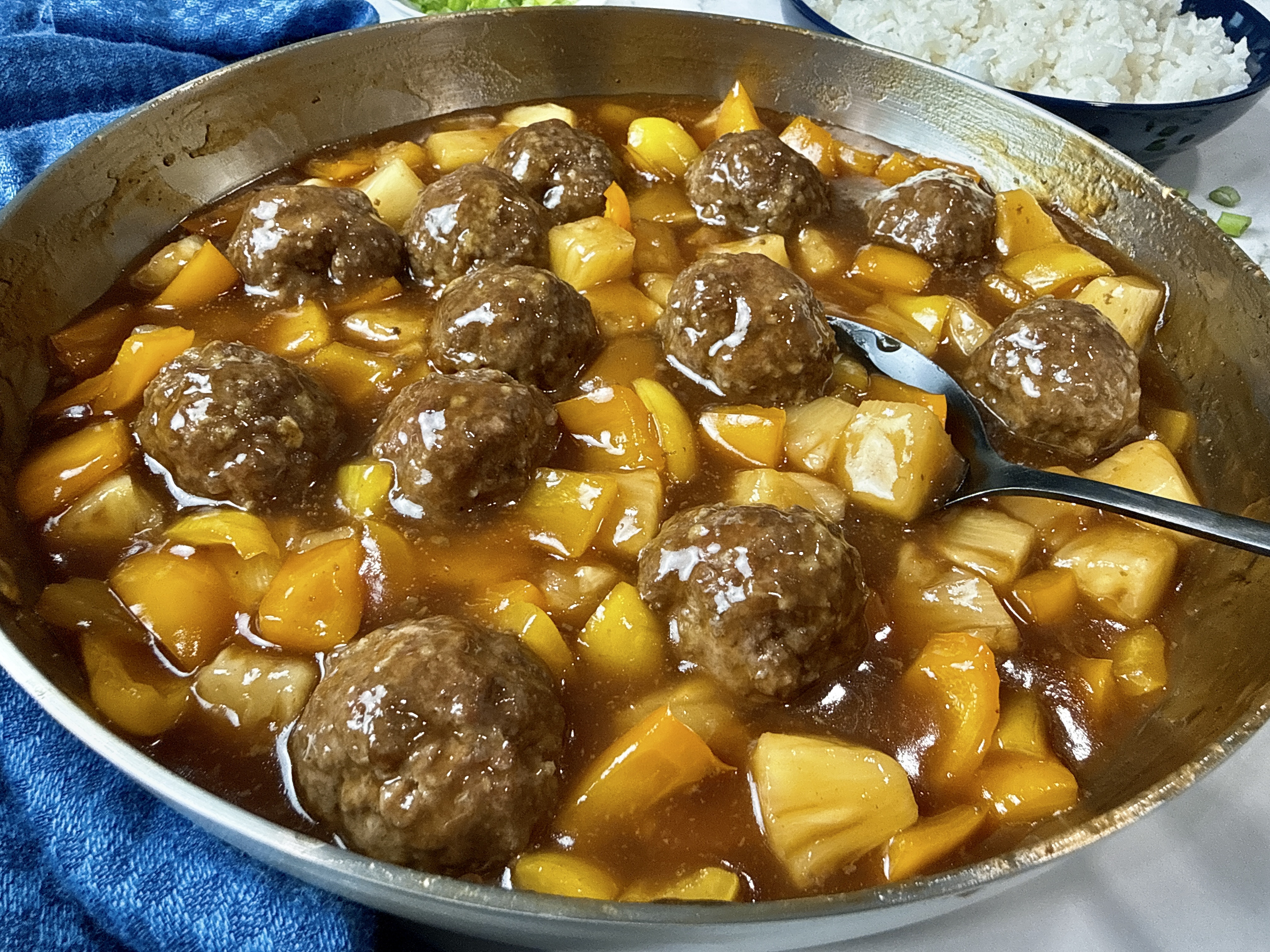 sweet and sour meatballs