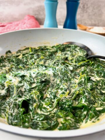 creamed spinach