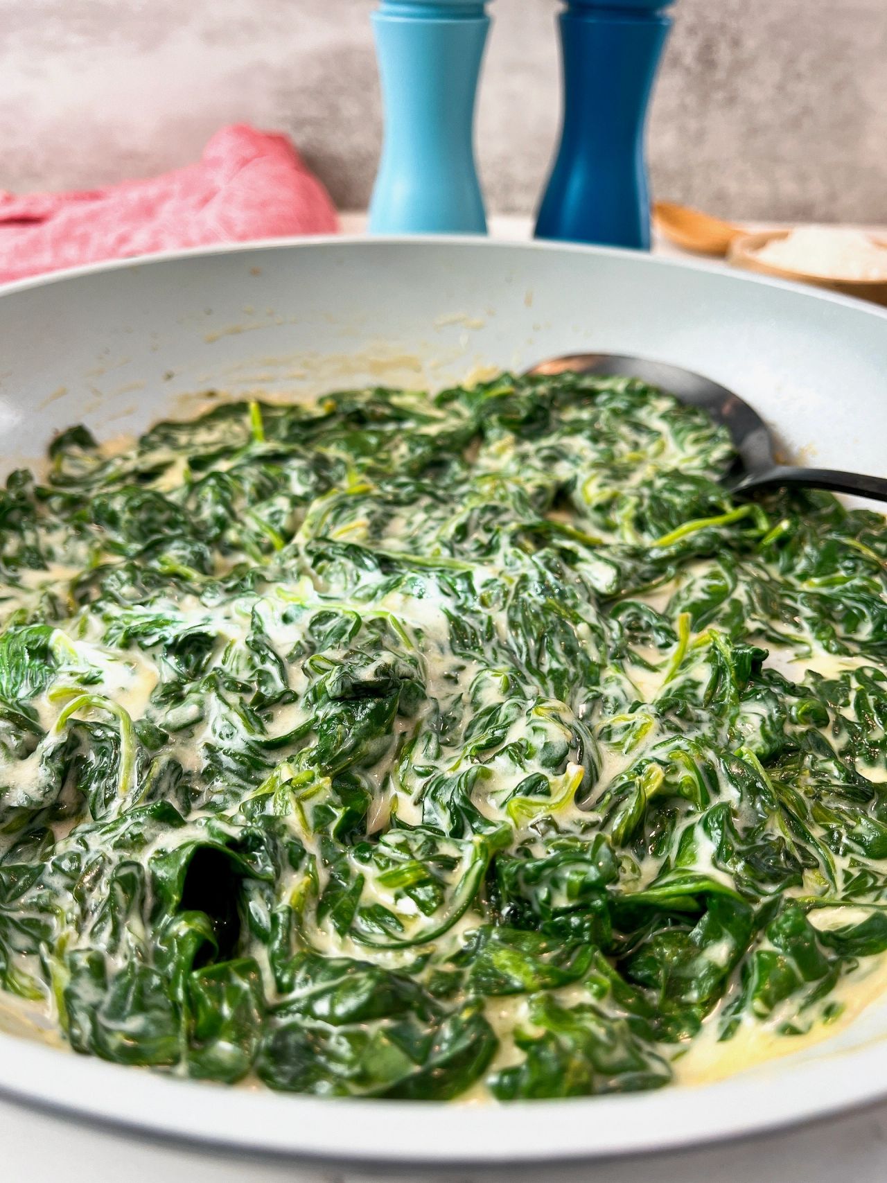 creamed spinach