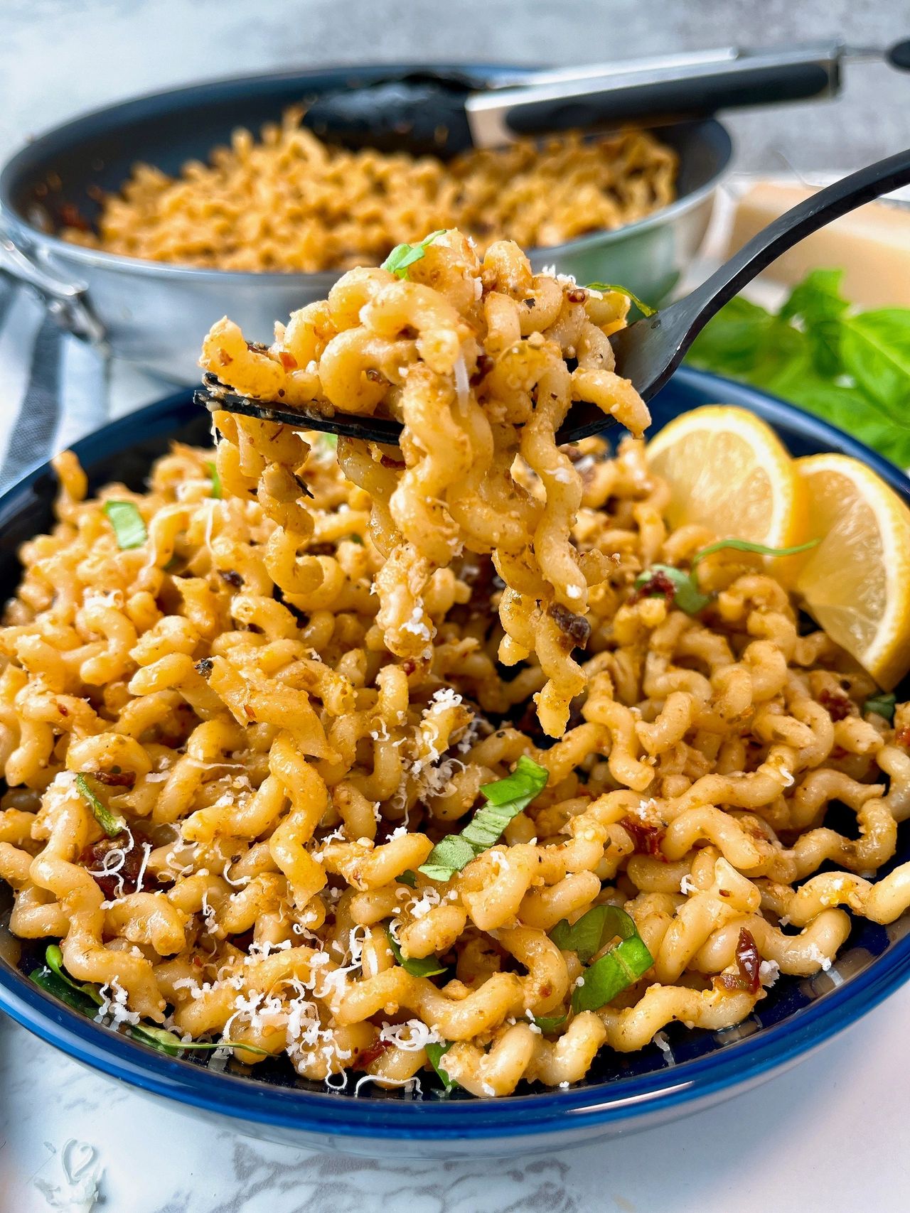 lemon pesto pasta