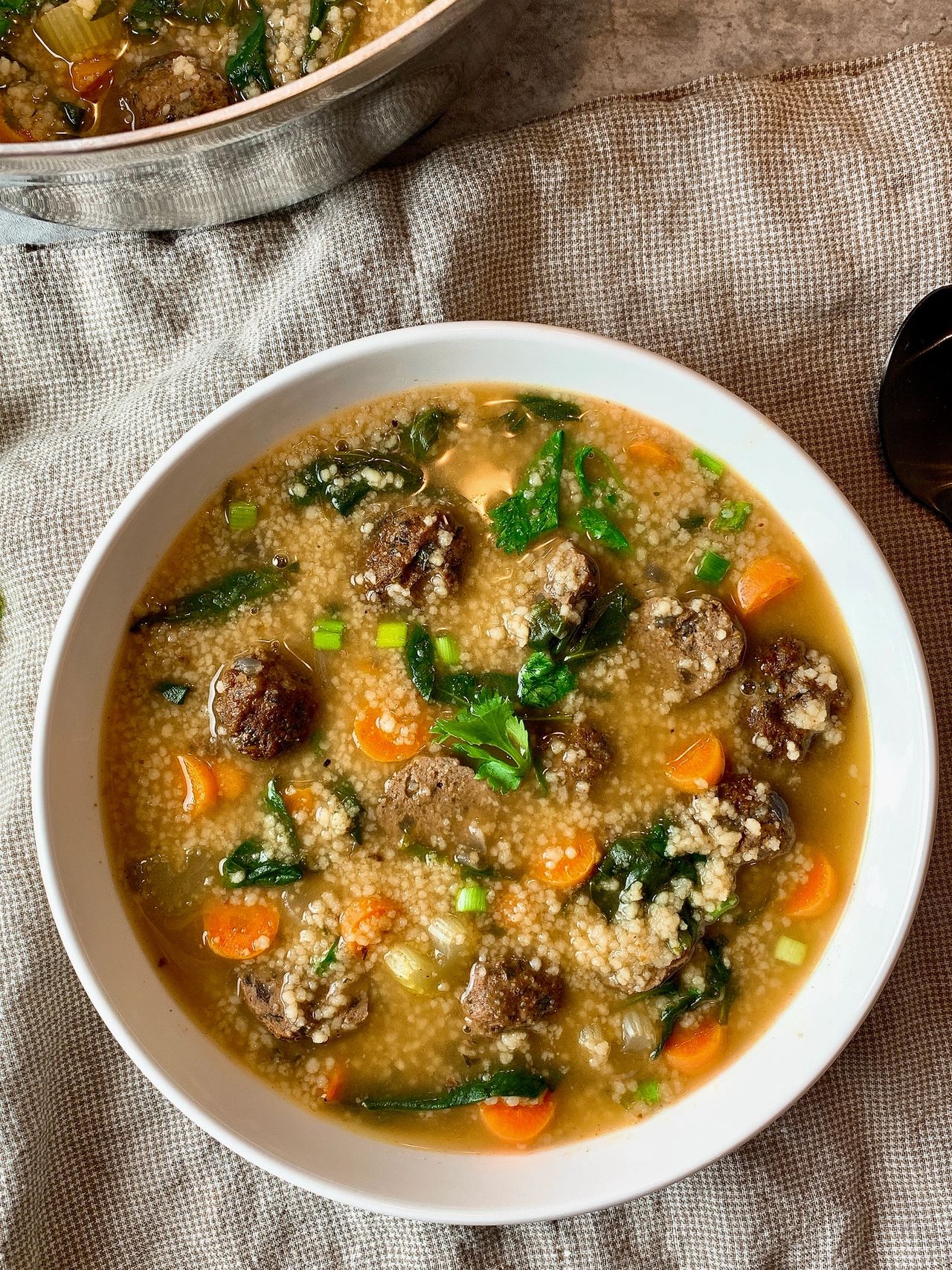 moroccan meatball soup