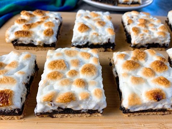 s'more brownies