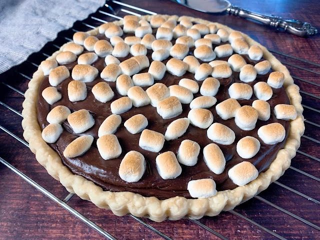 chocolate marshmallow tart