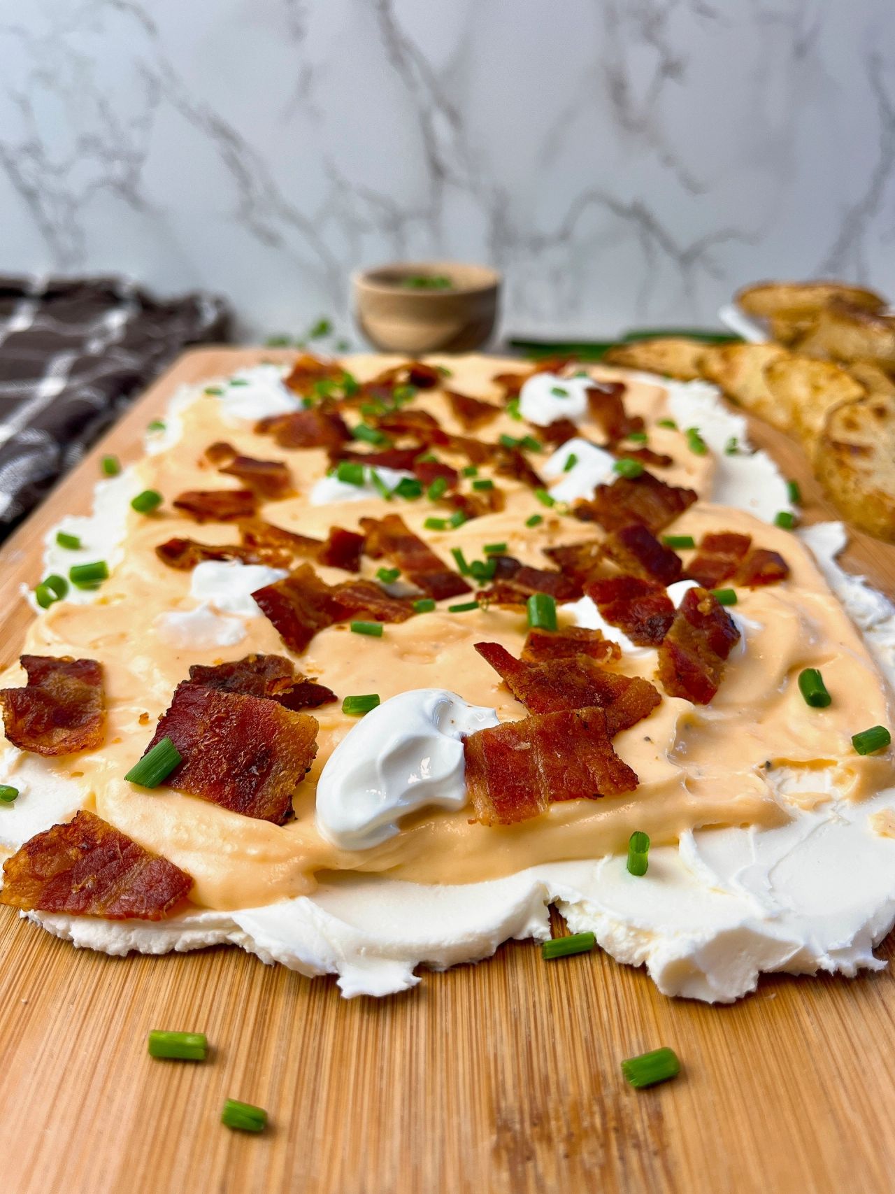 loaded potato skin board